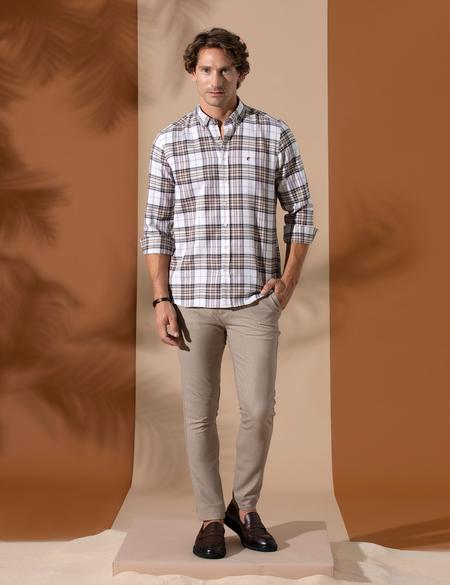 Vizon Slim Fit Kanvas Pantolon - 50271294173