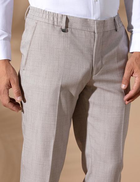Açık Kahverengi Ex. Slim Fit Kumaş Pantolon - 50270134039