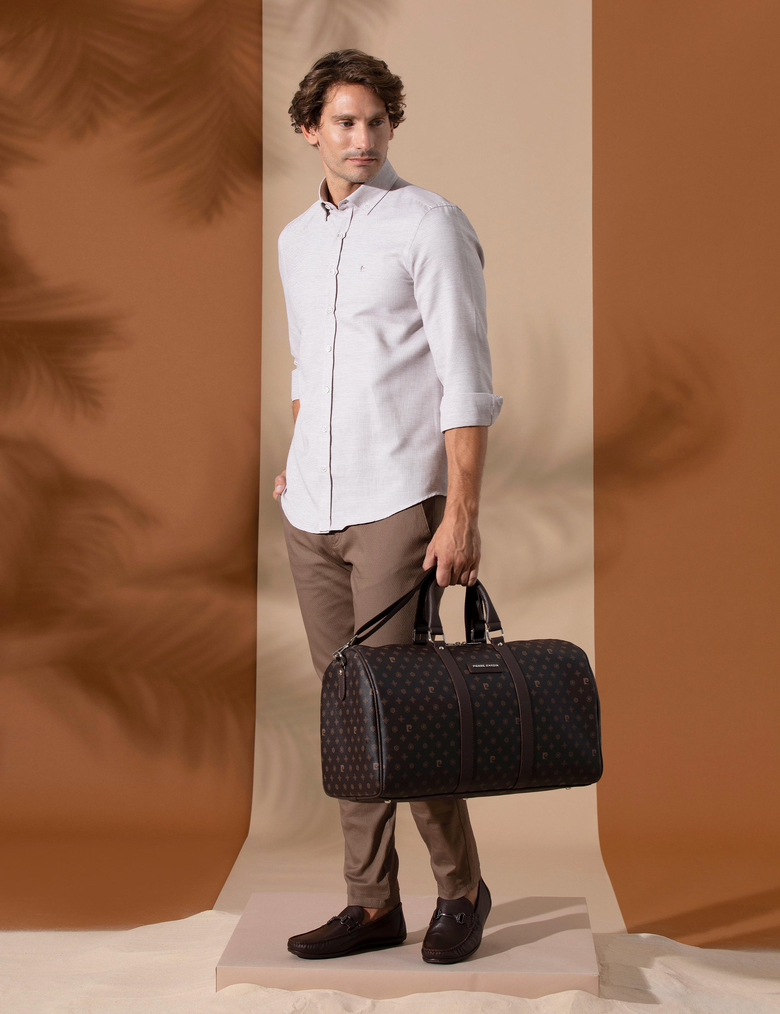 Erkek Kahverengi Spor Çantası