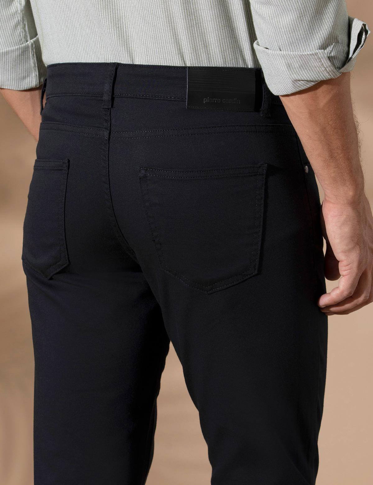 Siyah Slim Fit 5 Cep Chino Pantolon - 50271249107