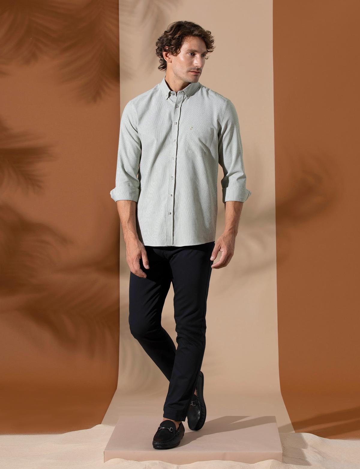 Siyah Slim Fit 5 Cep Chino Pantolon - 50271249107