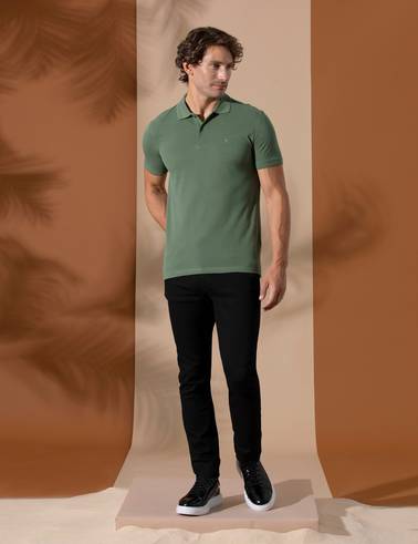Siyah Slim Fit Jean Pantolon