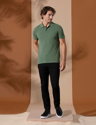 Siyah Slim Fit Jean Pantolon