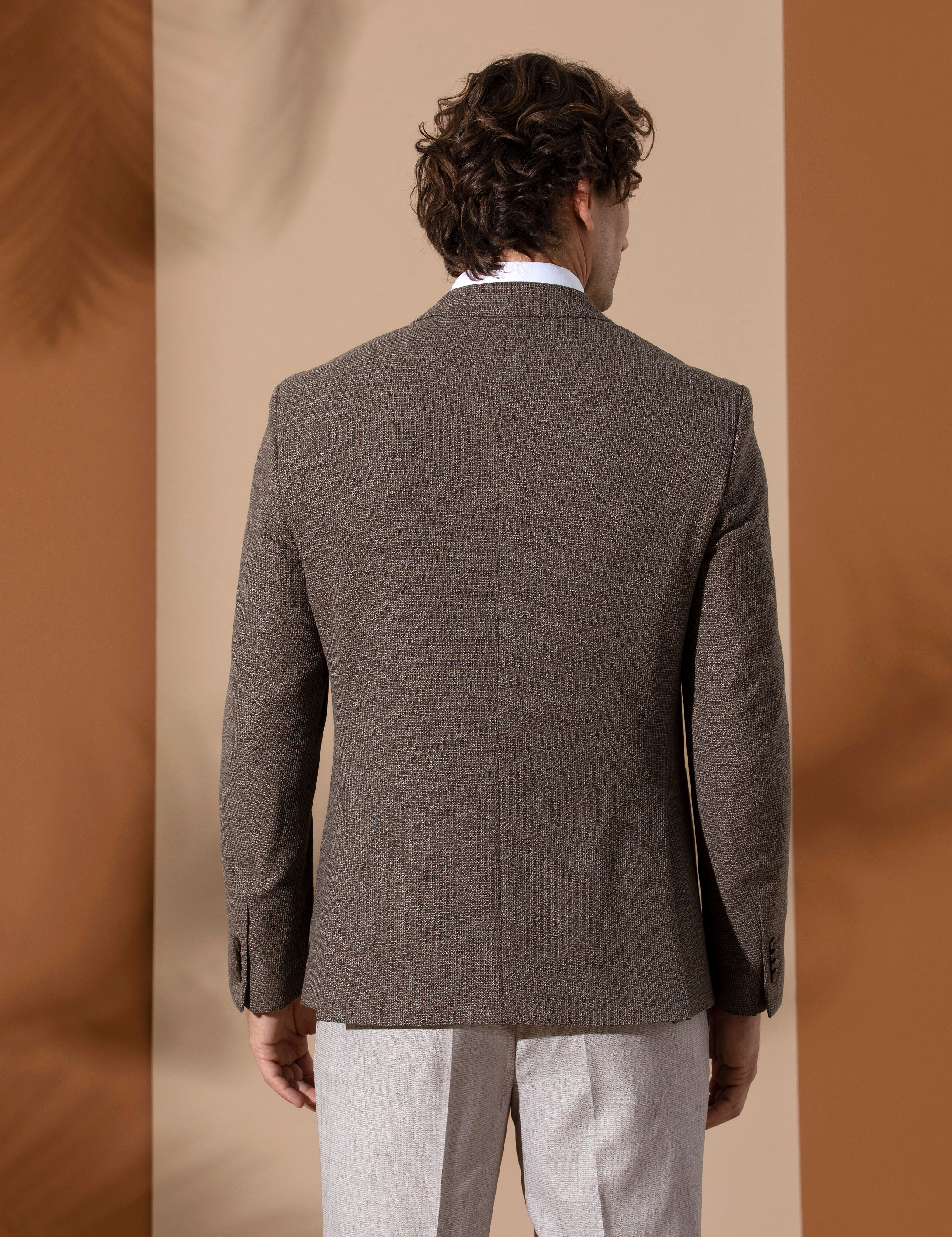 Kahverengi Spor Blazer Ceket - Image 5