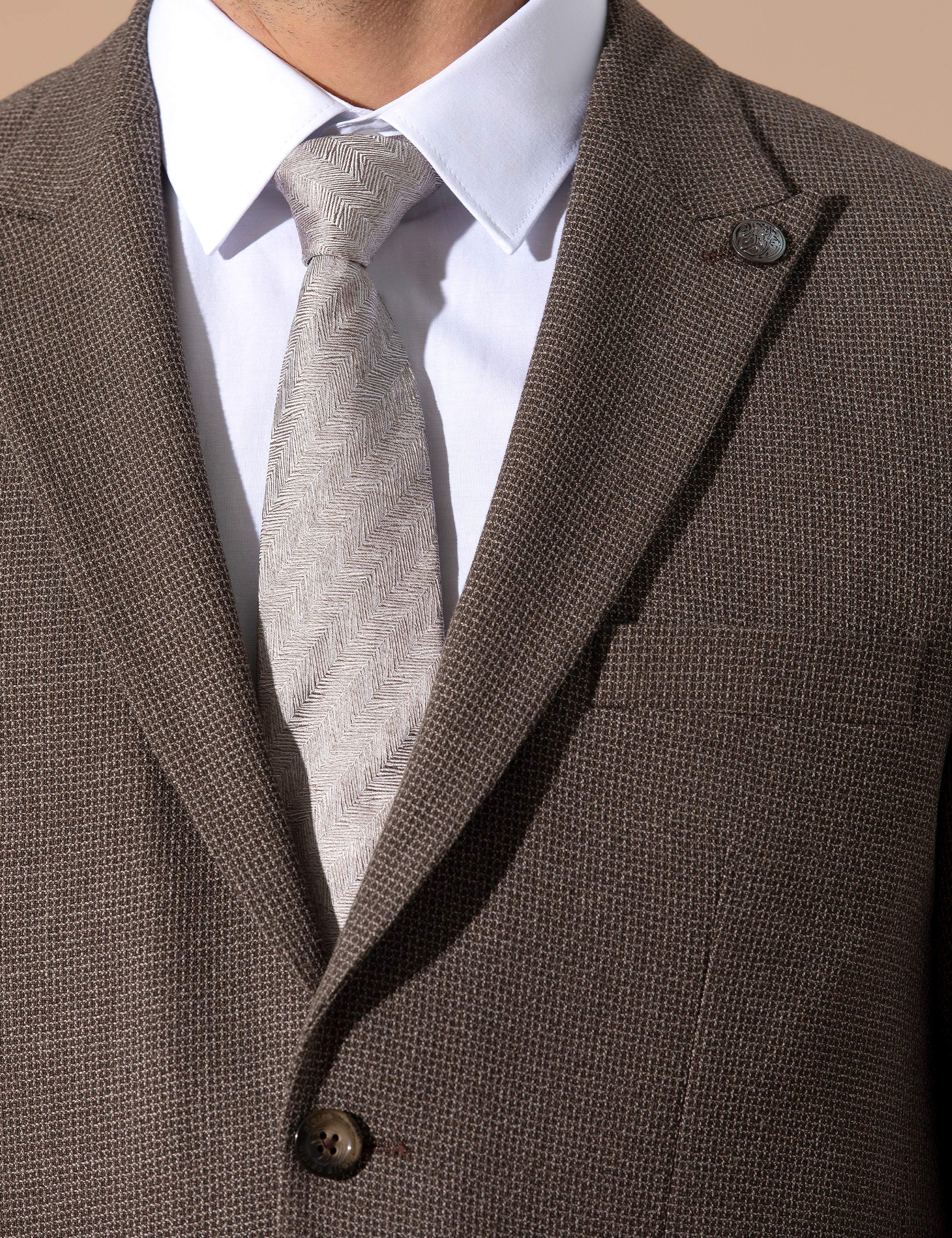 Kahverengi Spor Blazer Ceket - Image 7