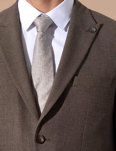 Kahverengi Spor Blazer Ceket - 50275549092