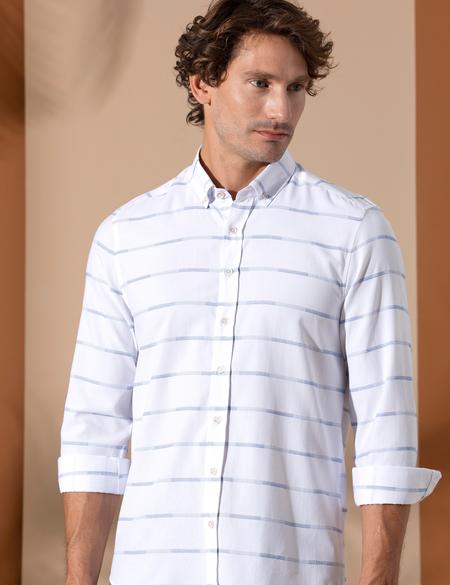 Mavi Slim Fit Uzun Kollu Gömlek - 50272439002