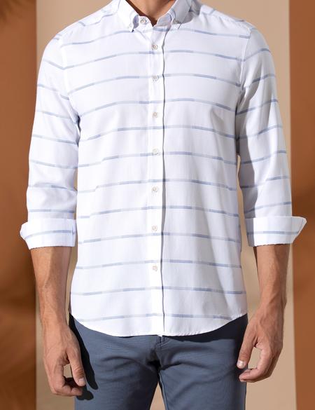 Mavi Slim Fit Uzun Kollu Gömlek - 50272439002