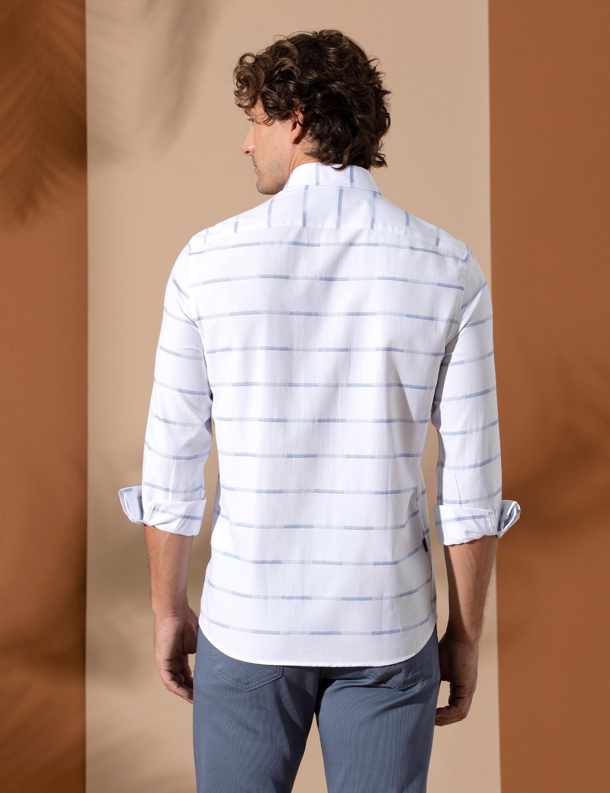 Mavi Slim Fit Uzun Kollu Gömlek - 50272439002