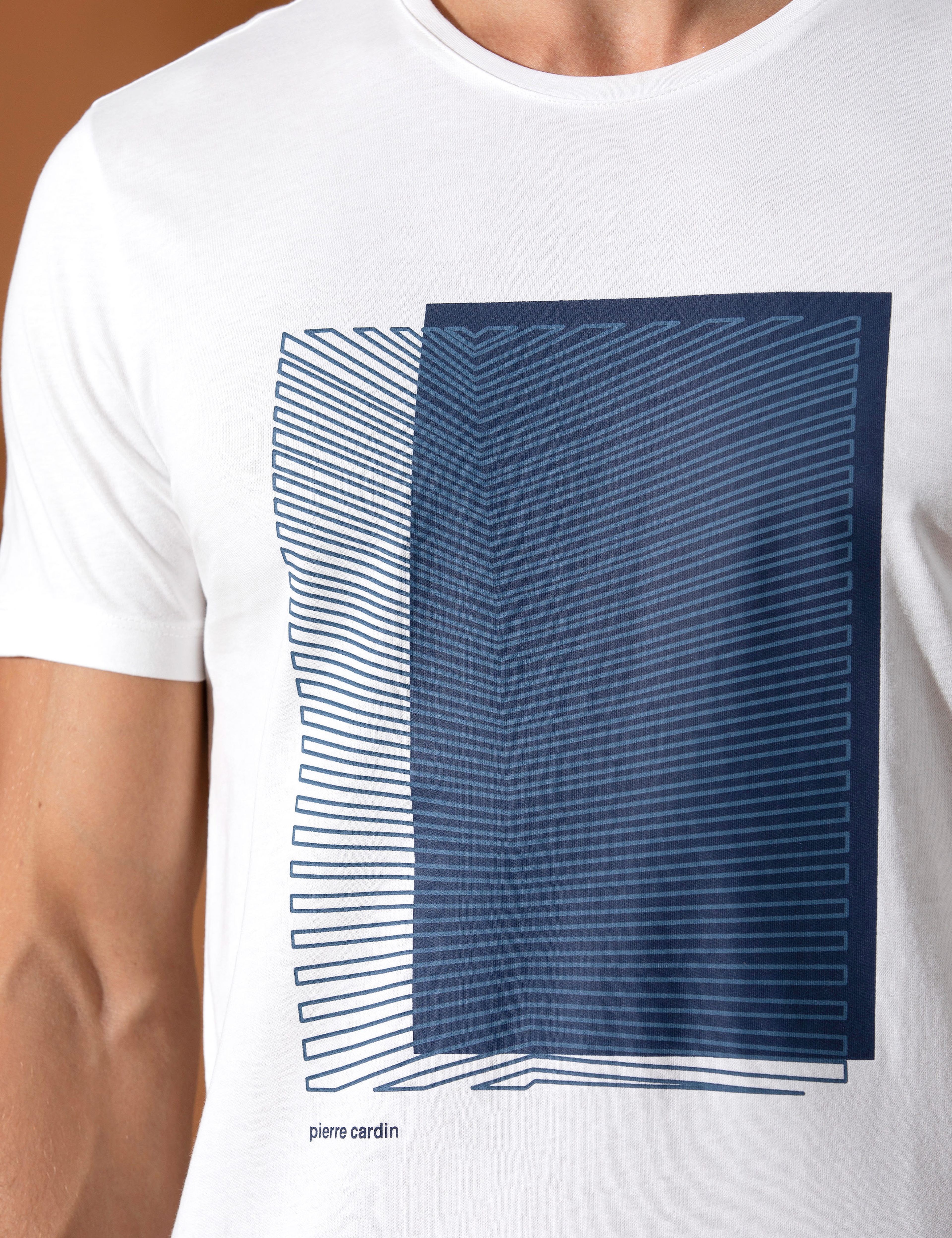 Lacivert Slim Fit Bisiklet Yaka Tişört - Image 7