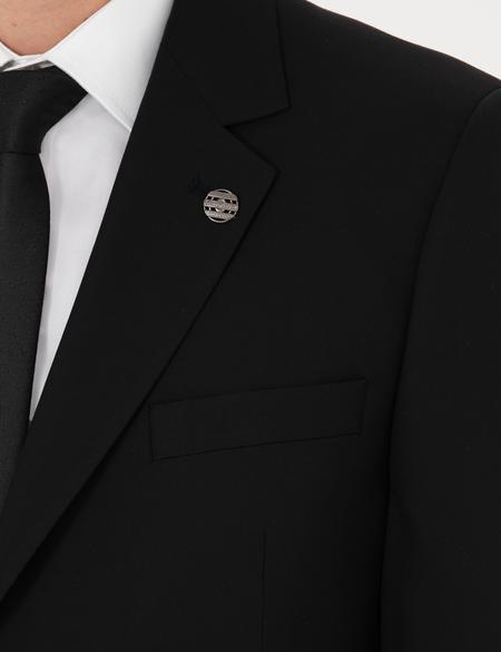 Siyah Slim Fit Takım Elbise - 50280222008