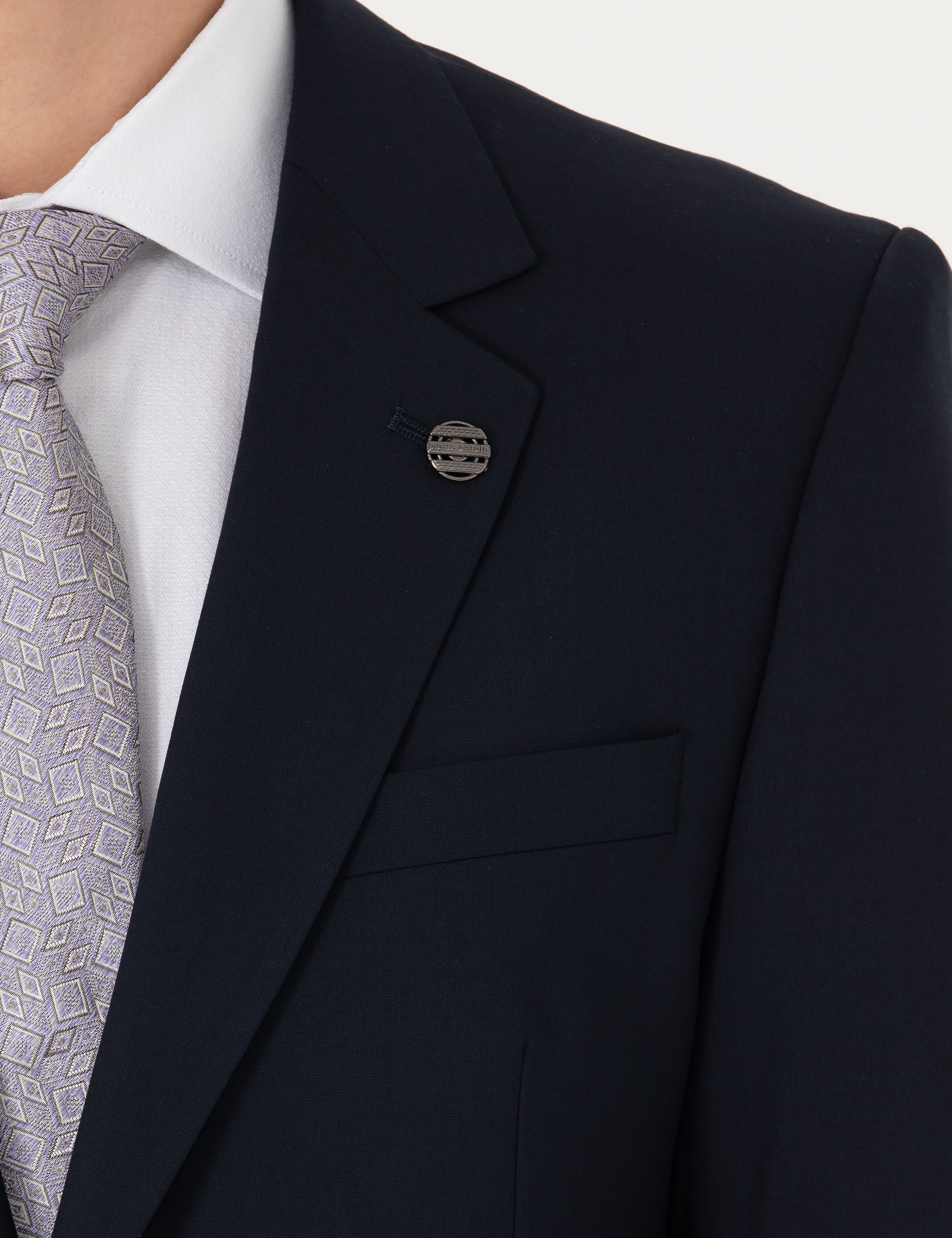 Lacivert Slim Fit Takım Elbise