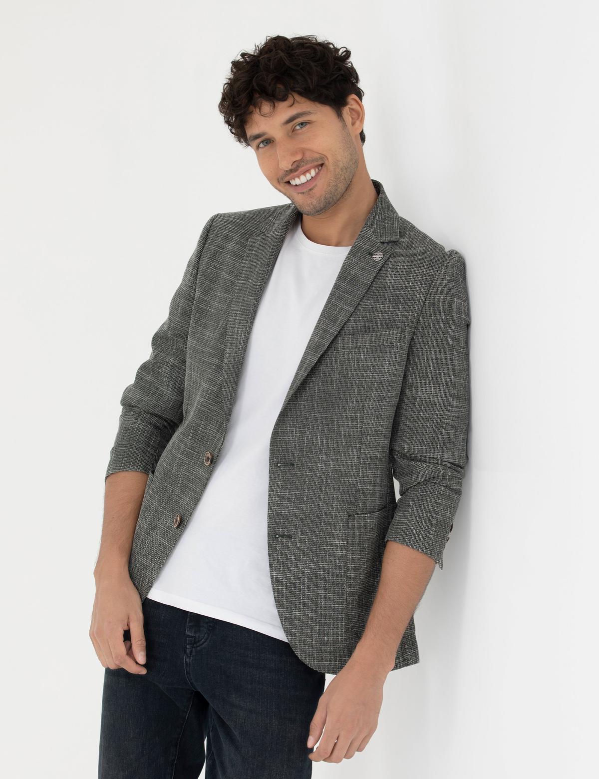 Açık Yeşil Ekstra Slim Fit Ceket - 50274817170