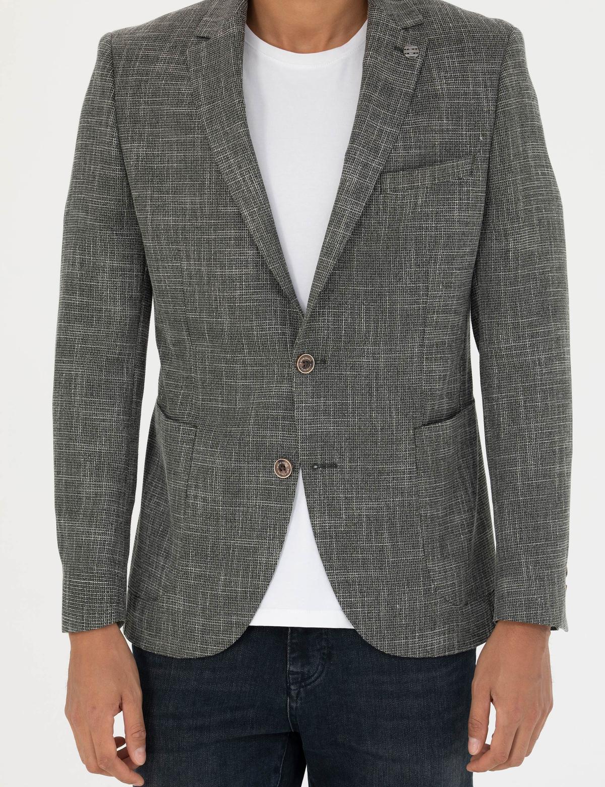 Açık Yeşil Ekstra Slim Fit Ceket - 50274817170