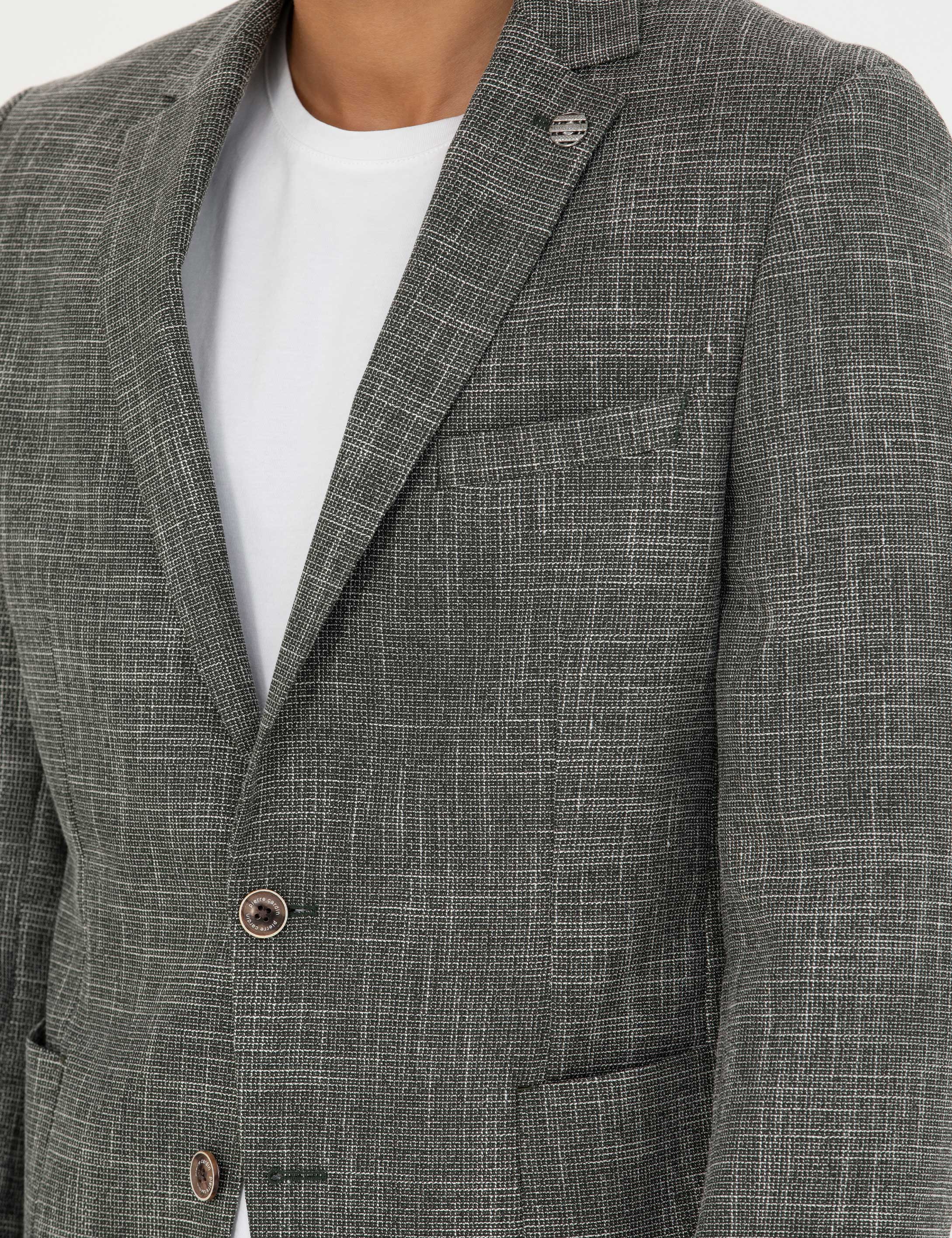 Açık Yeşil Ekstra Slim Fit Ceket - Image 7