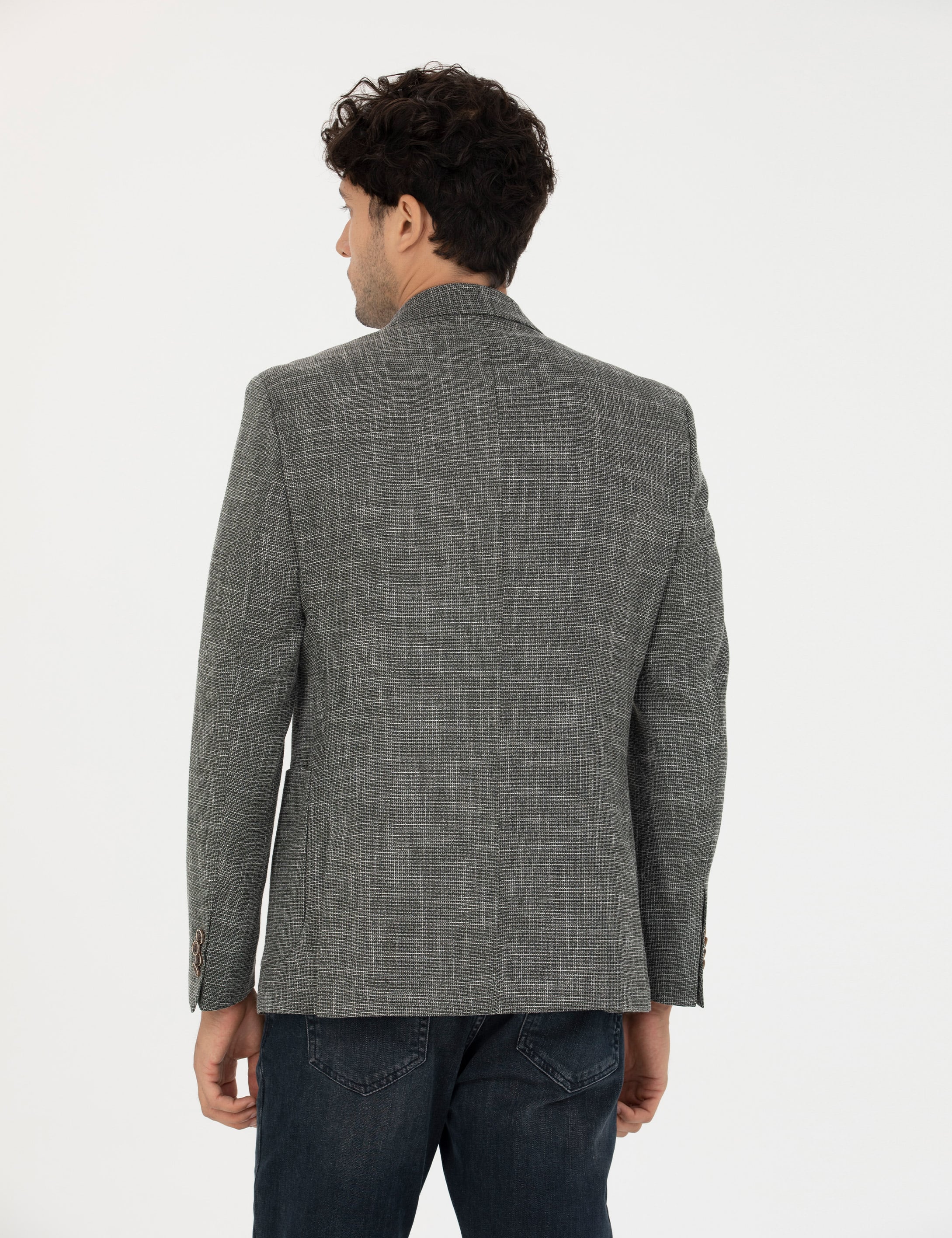 Açık Yeşil Ekstra Slim Fit Ceket