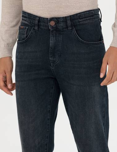 Petrol Slim Fit Jean Pantolon