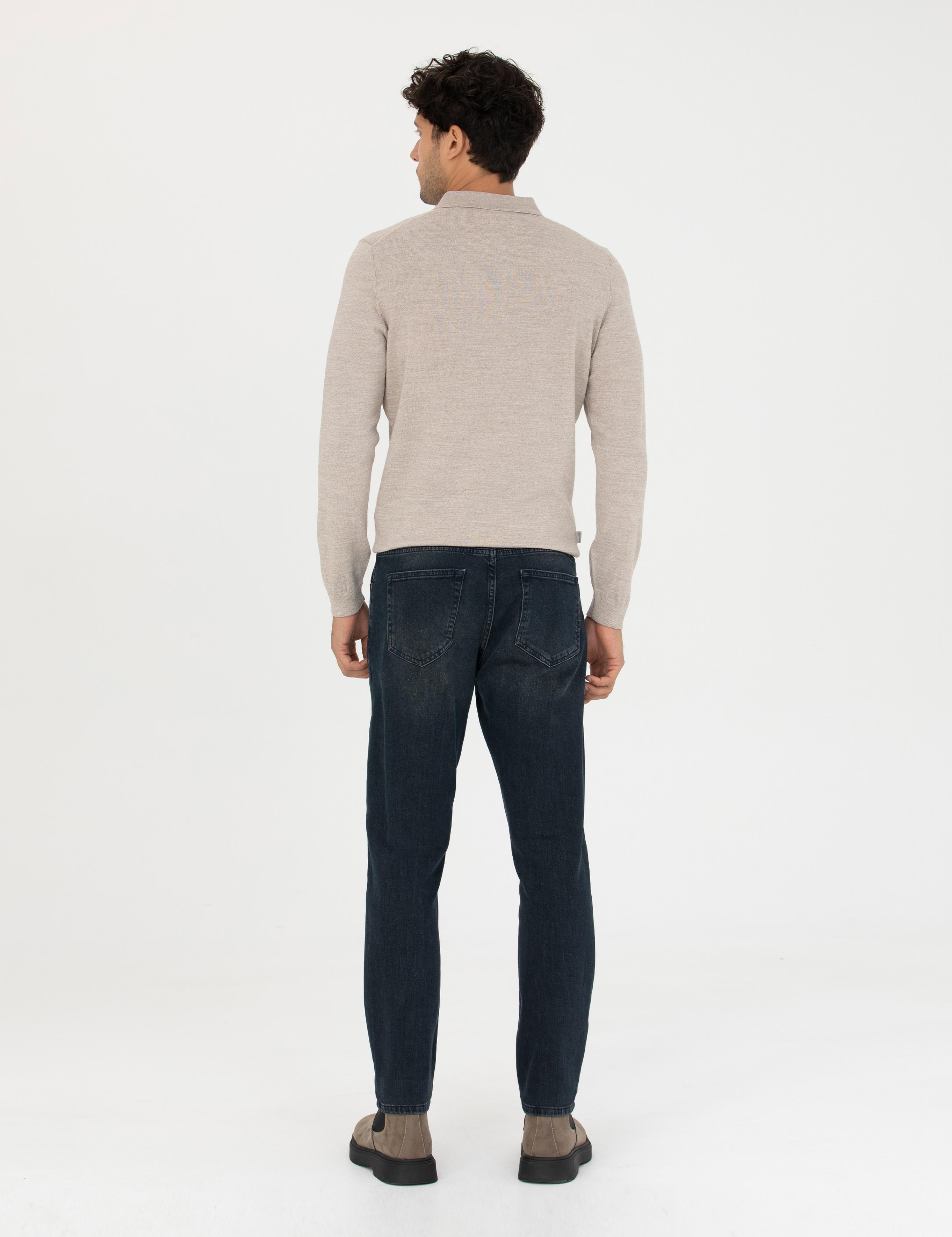 Petrol Slim Fit Jean Pantolon