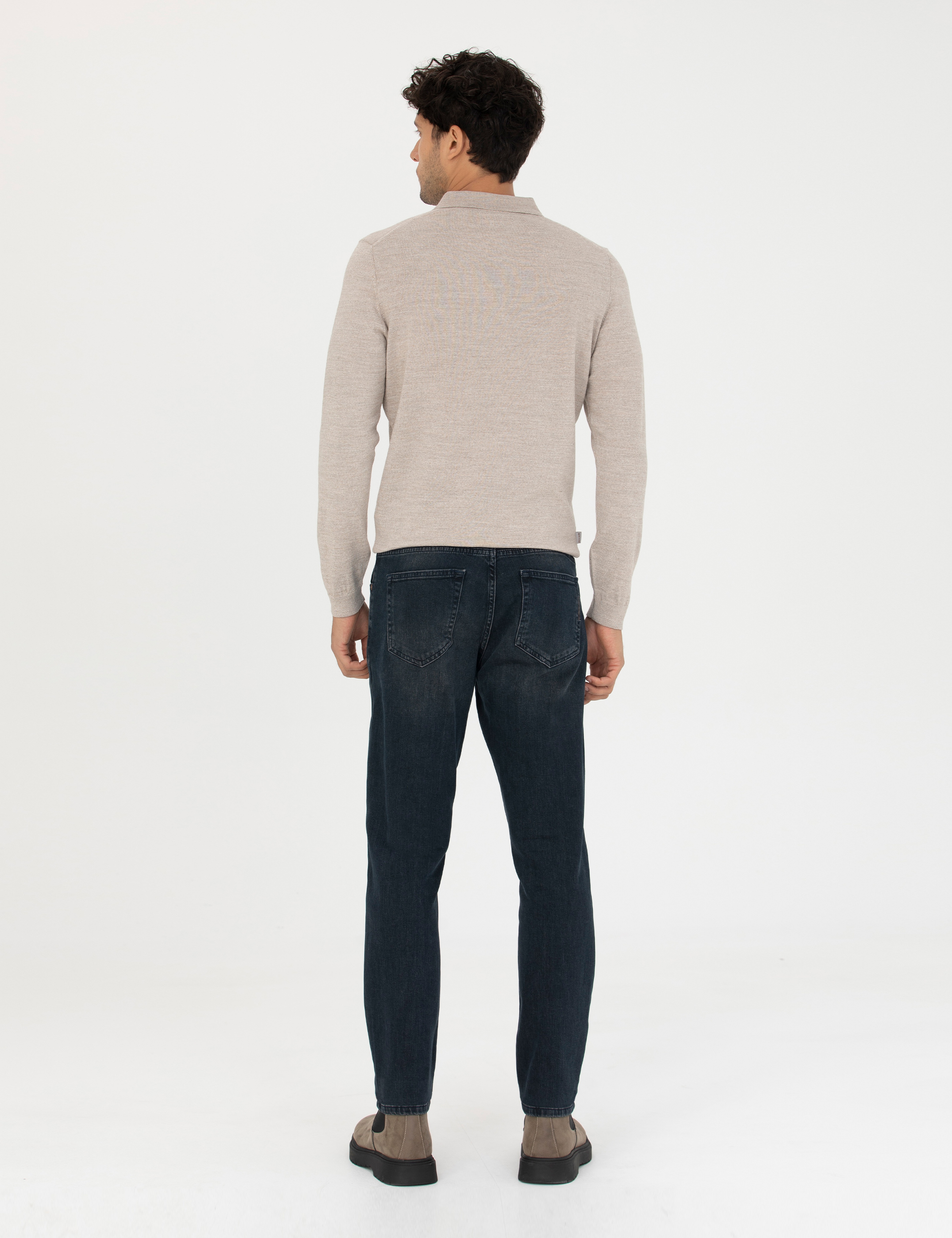 Petrol Slim Fit Jean Pantolon - Image 4