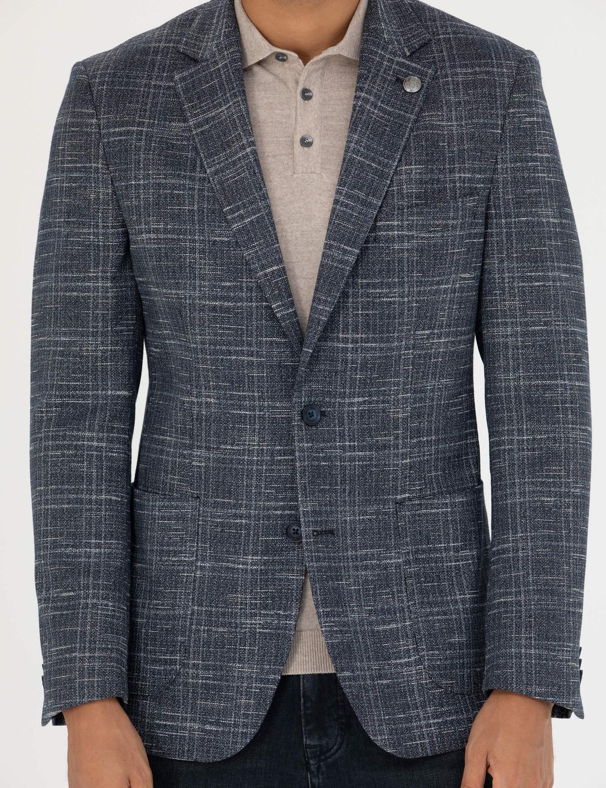 Lacivert Slim Fit Ceket - 50273425050