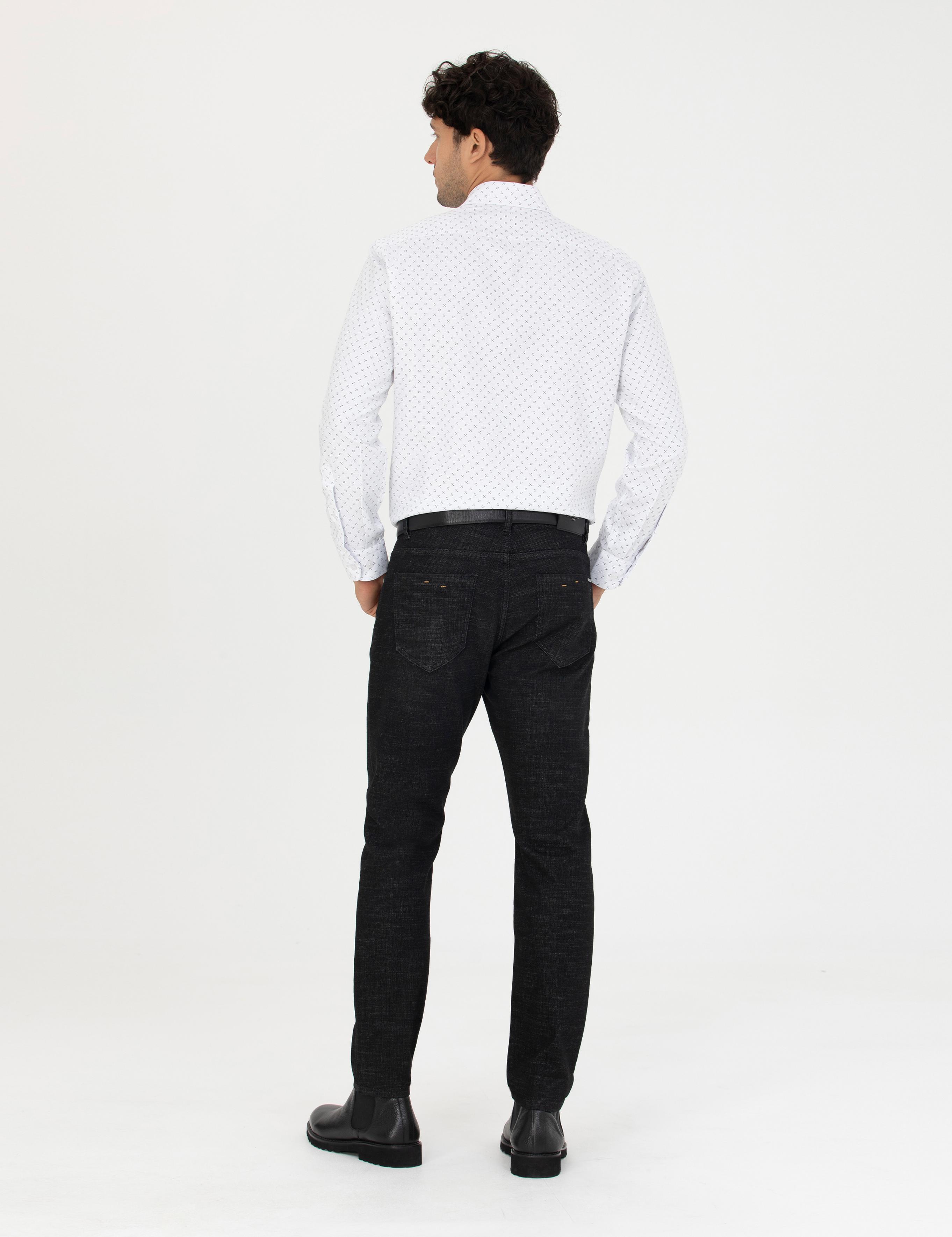 Siyah Slim Fit Jean Pantolon