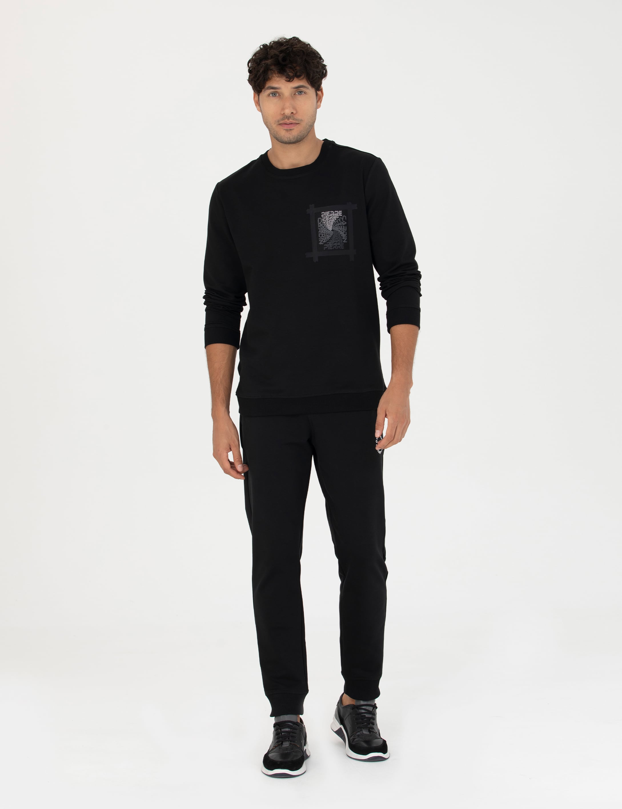 Pierre Cardin Siyah Sweatshirt görsel 4