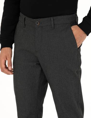 Haki Slim Fit Kanvas Pantolon