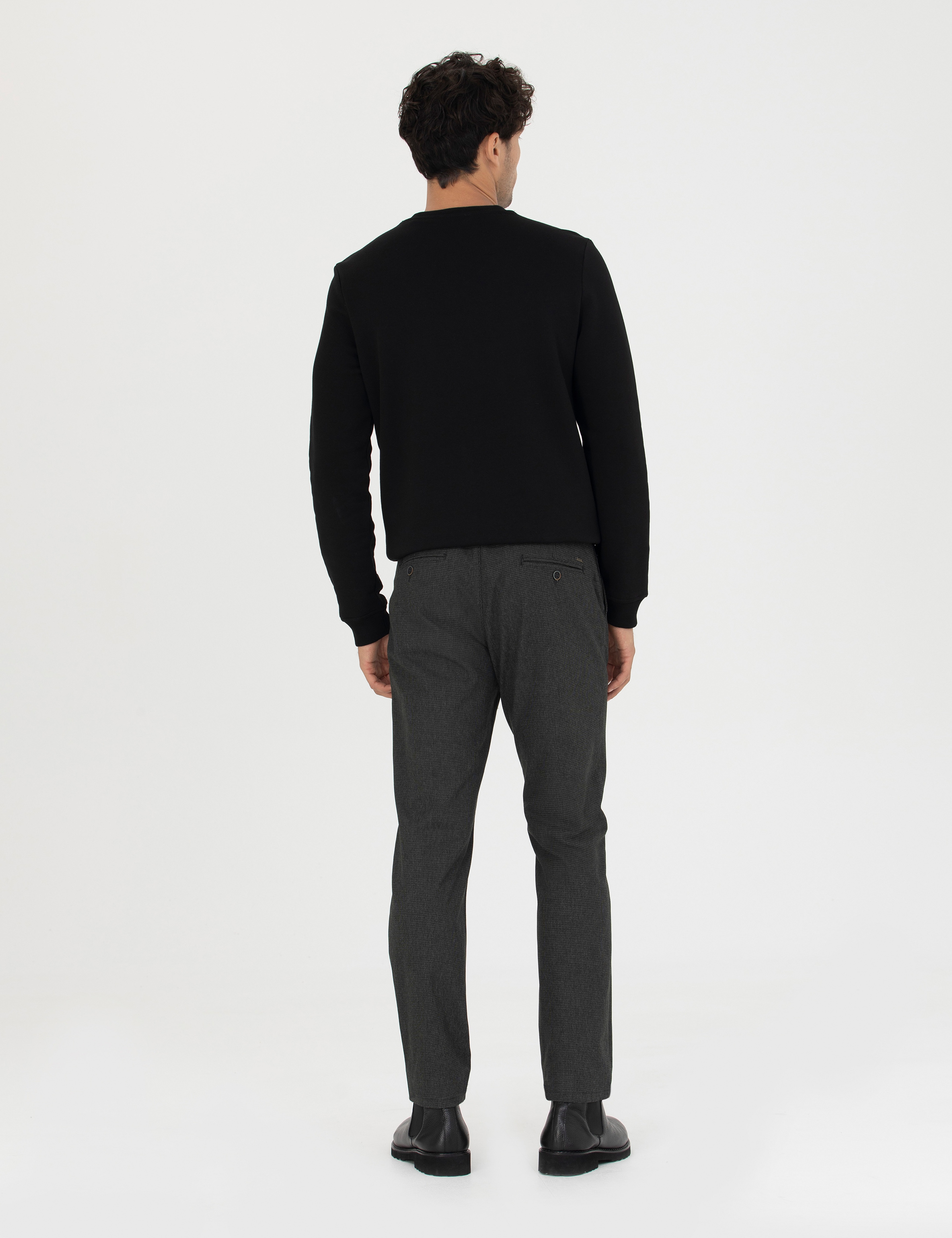 Haki Slim Fit Kanvas Pantolon