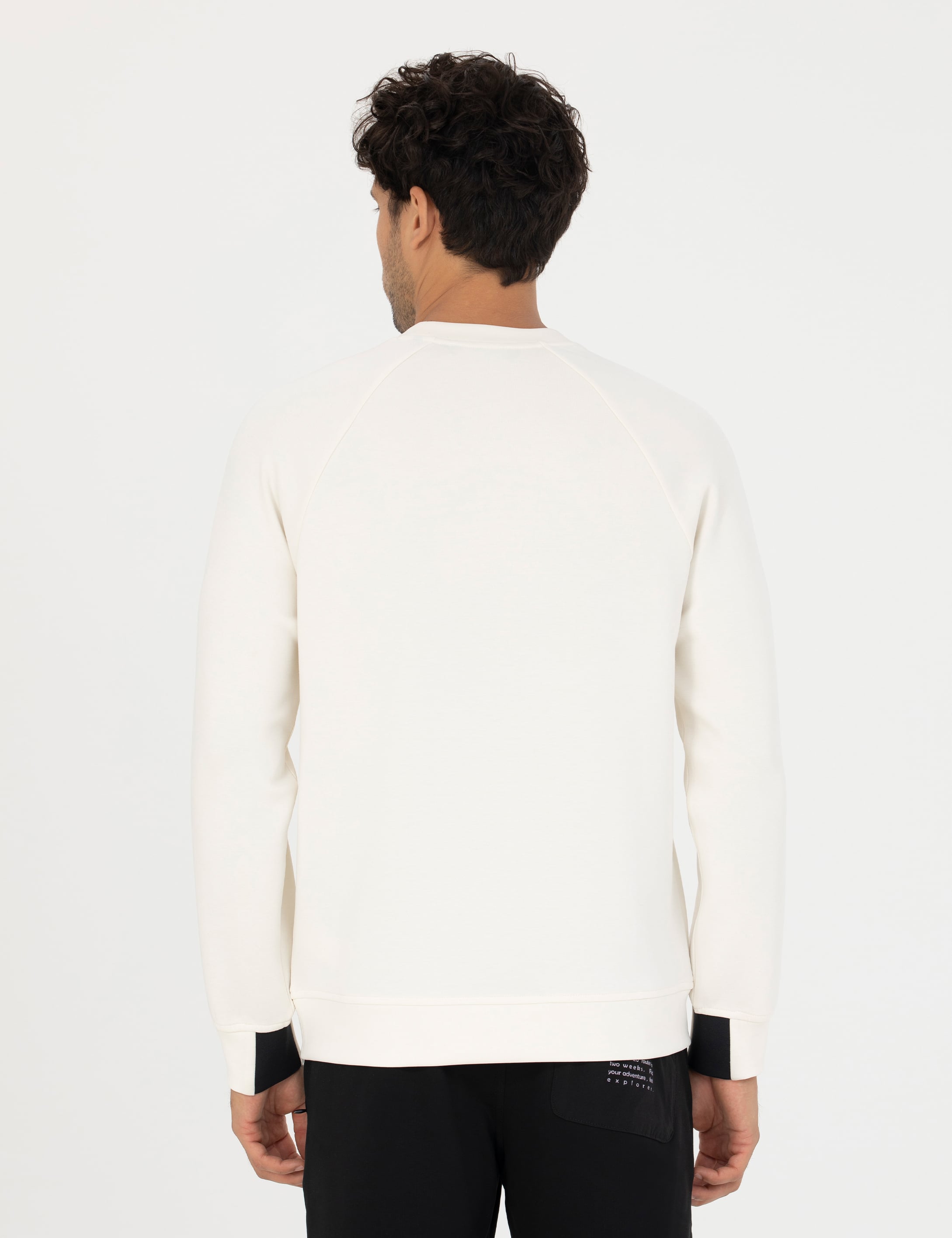 Pierre Cardin Ekru Regular Fit Sweatshirt görsel 5