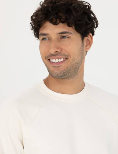 Ekru Regular Fit Sweatshirt
