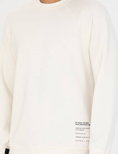 Ekru Regular Fit Sweatshirt