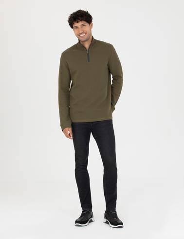 Haki Regular Fit Sweatshirt