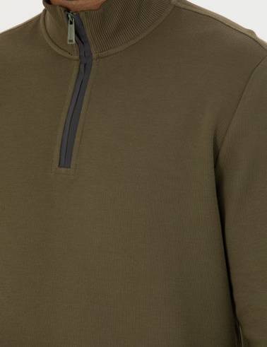 Haki Regular Fit Sweatshirt