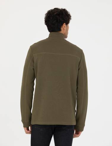 Haki Regular Fit Sweatshirt