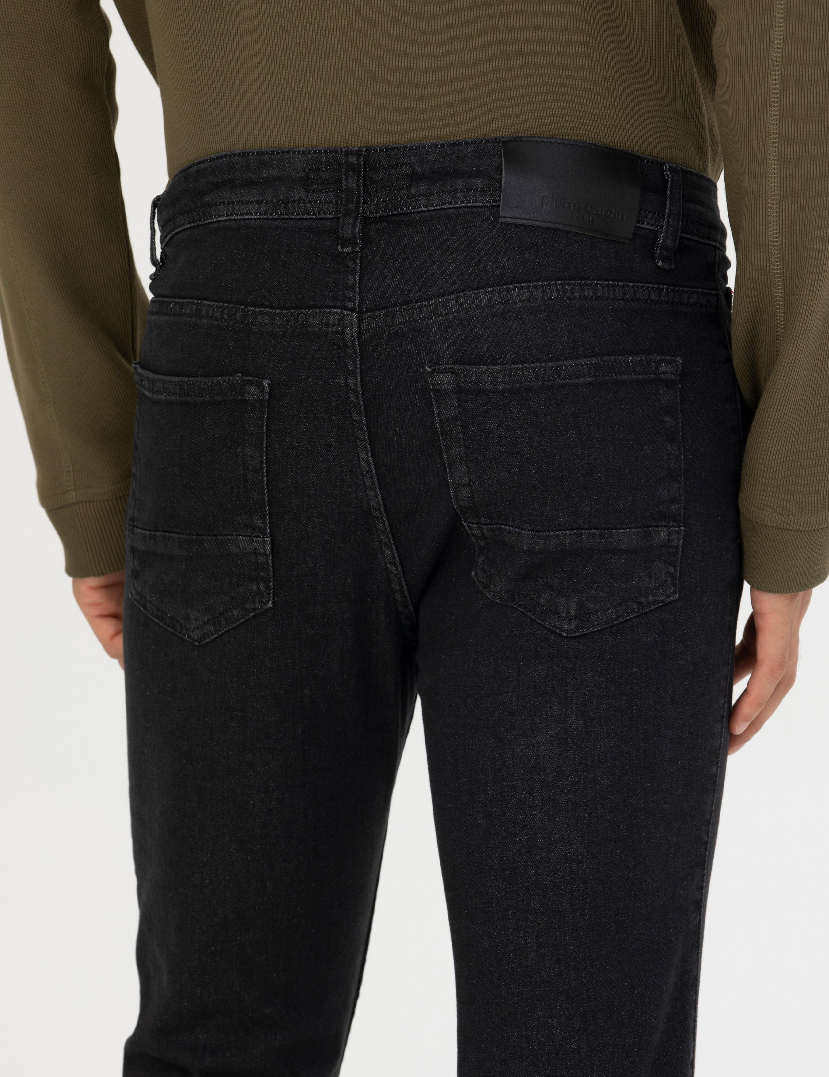 Siyah Slim Fit Jean Pantolon