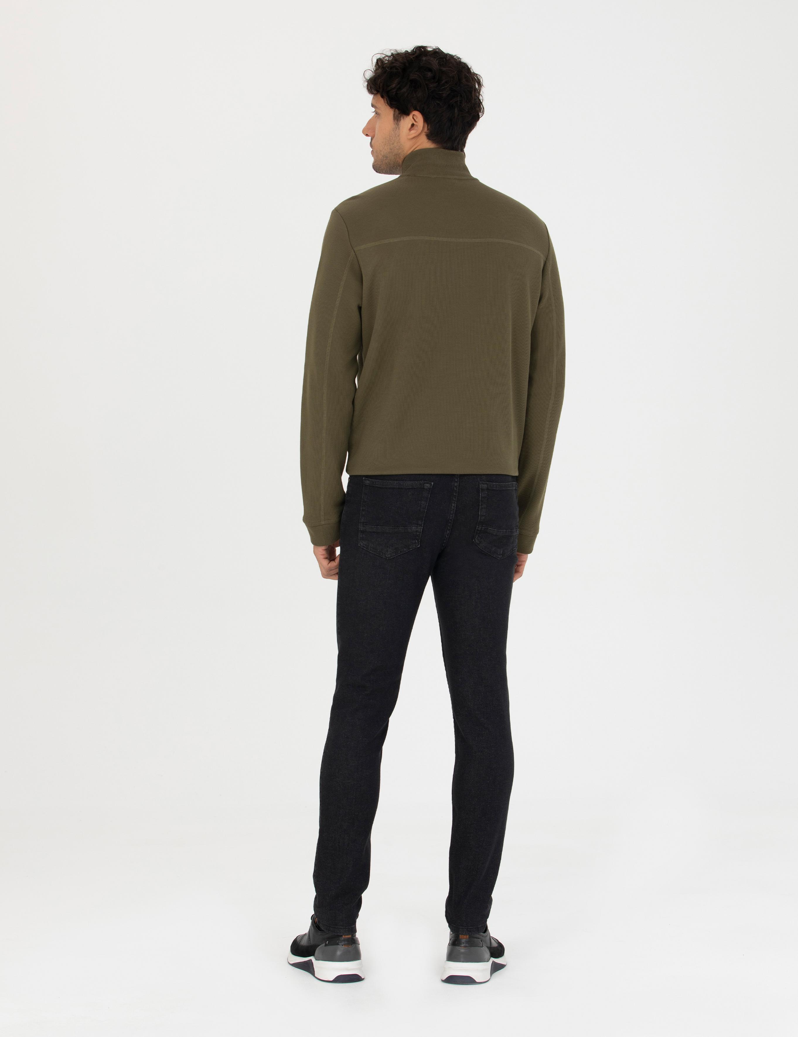 Siyah Slim Fit Jean Pantolon