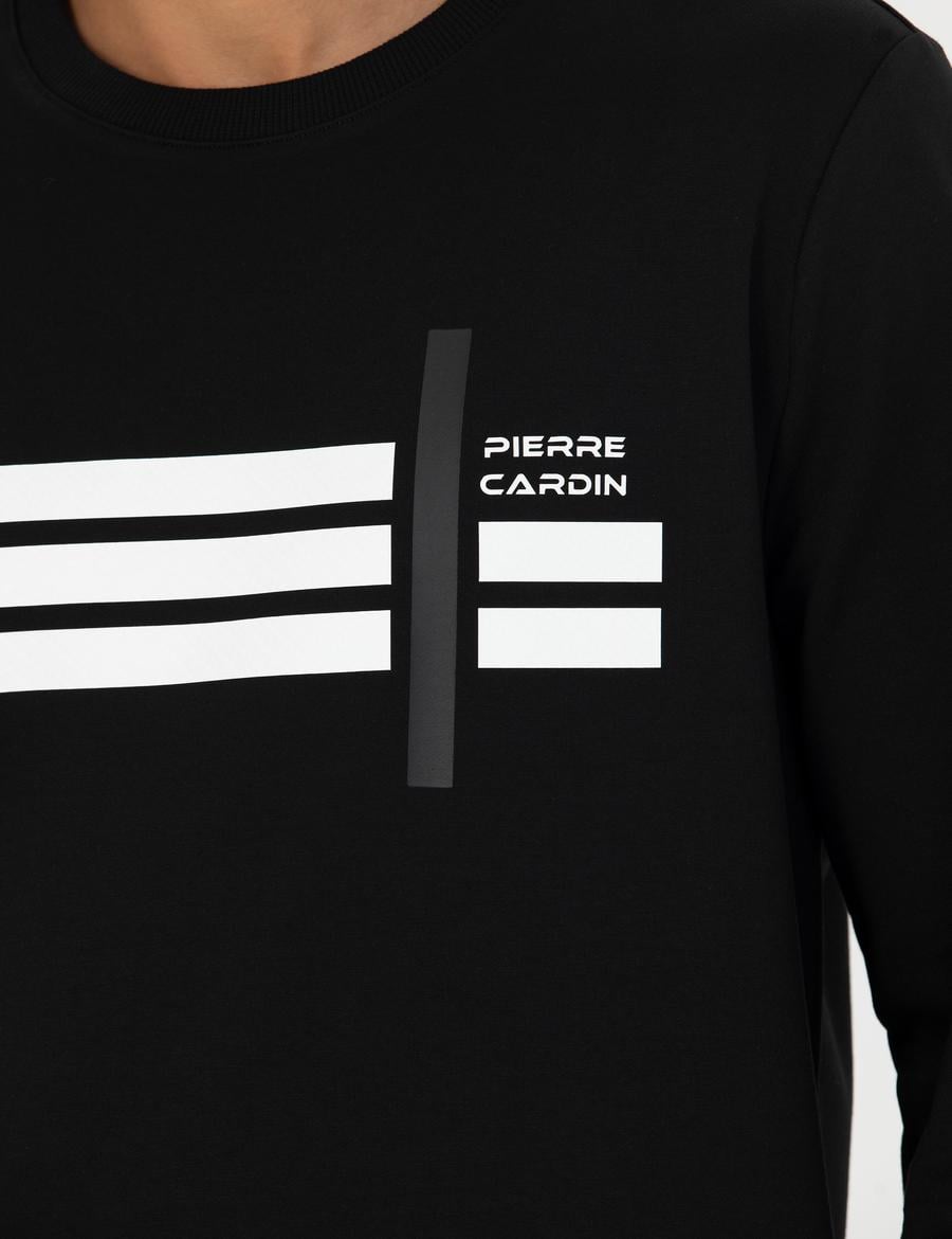 Siyah Regular Fit Sweatshirt