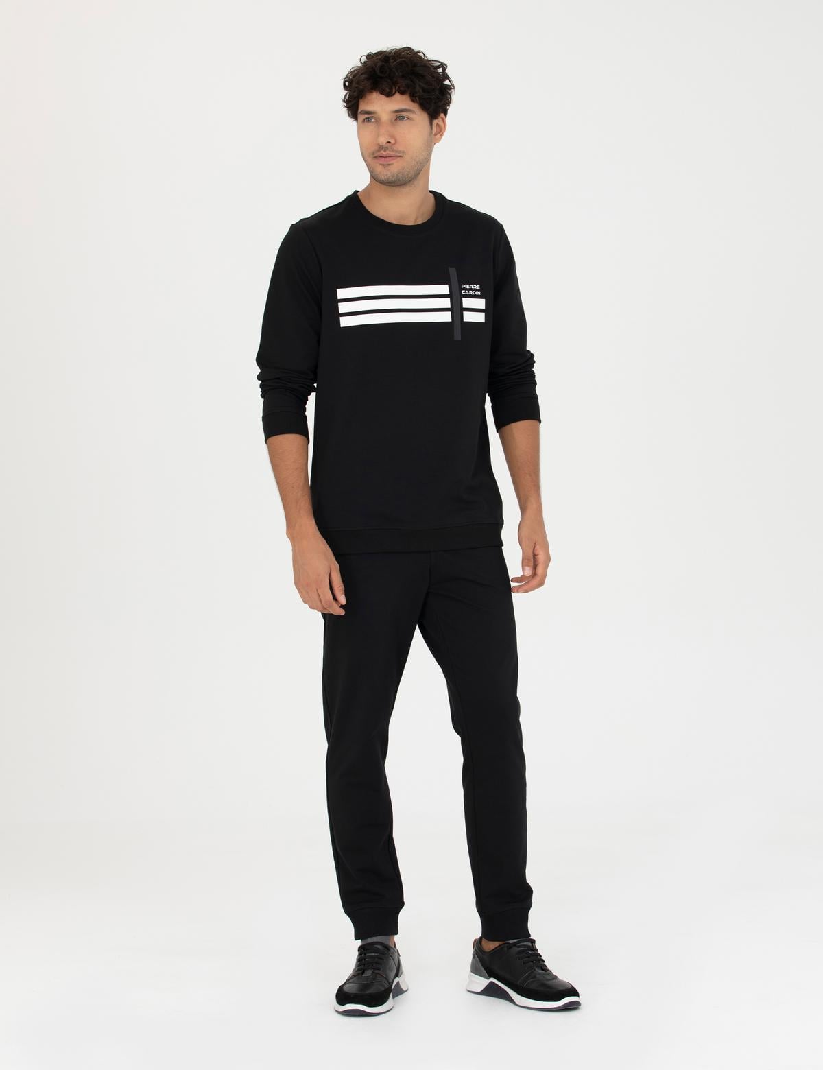 Siyah Regular Fit Sweatshirt - 50273047027