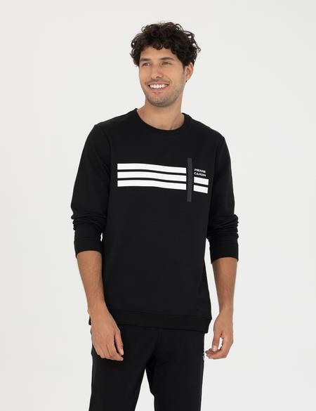 Siyah Regular Fit Sweatshirt - 50273047027