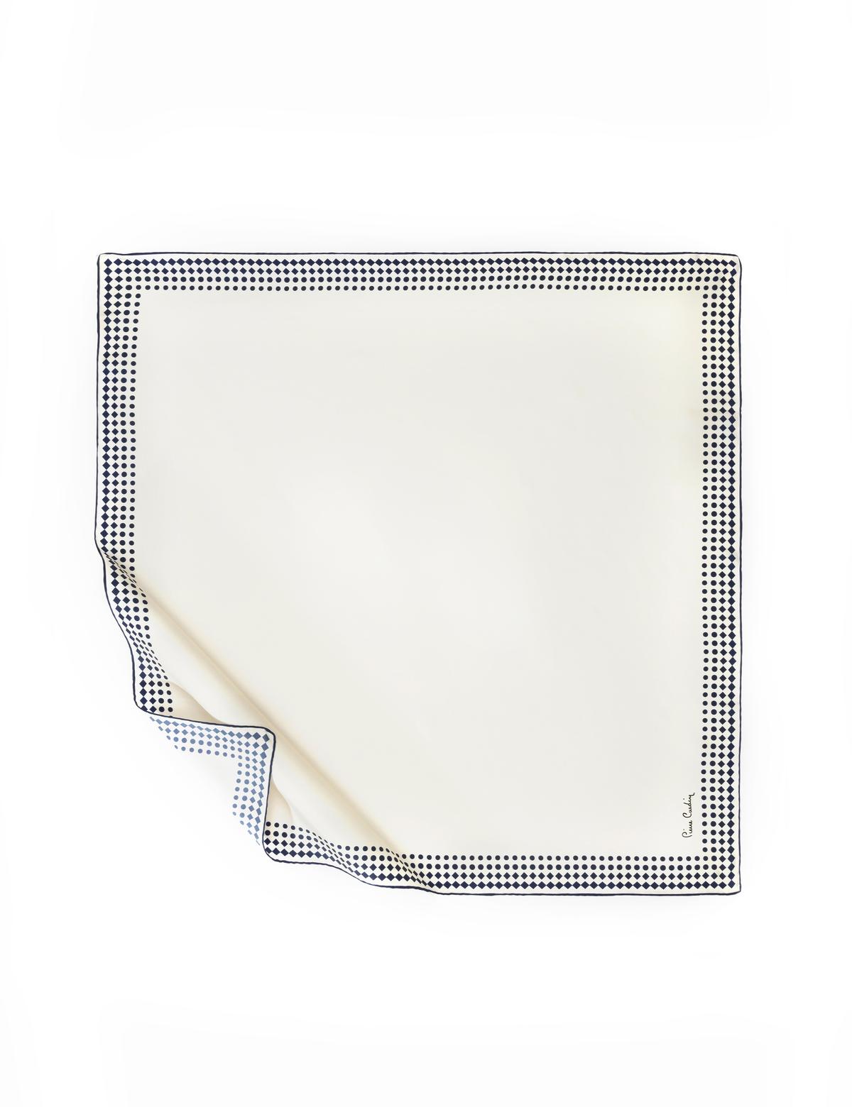 Ekru İpek Eşarp - 50286396002