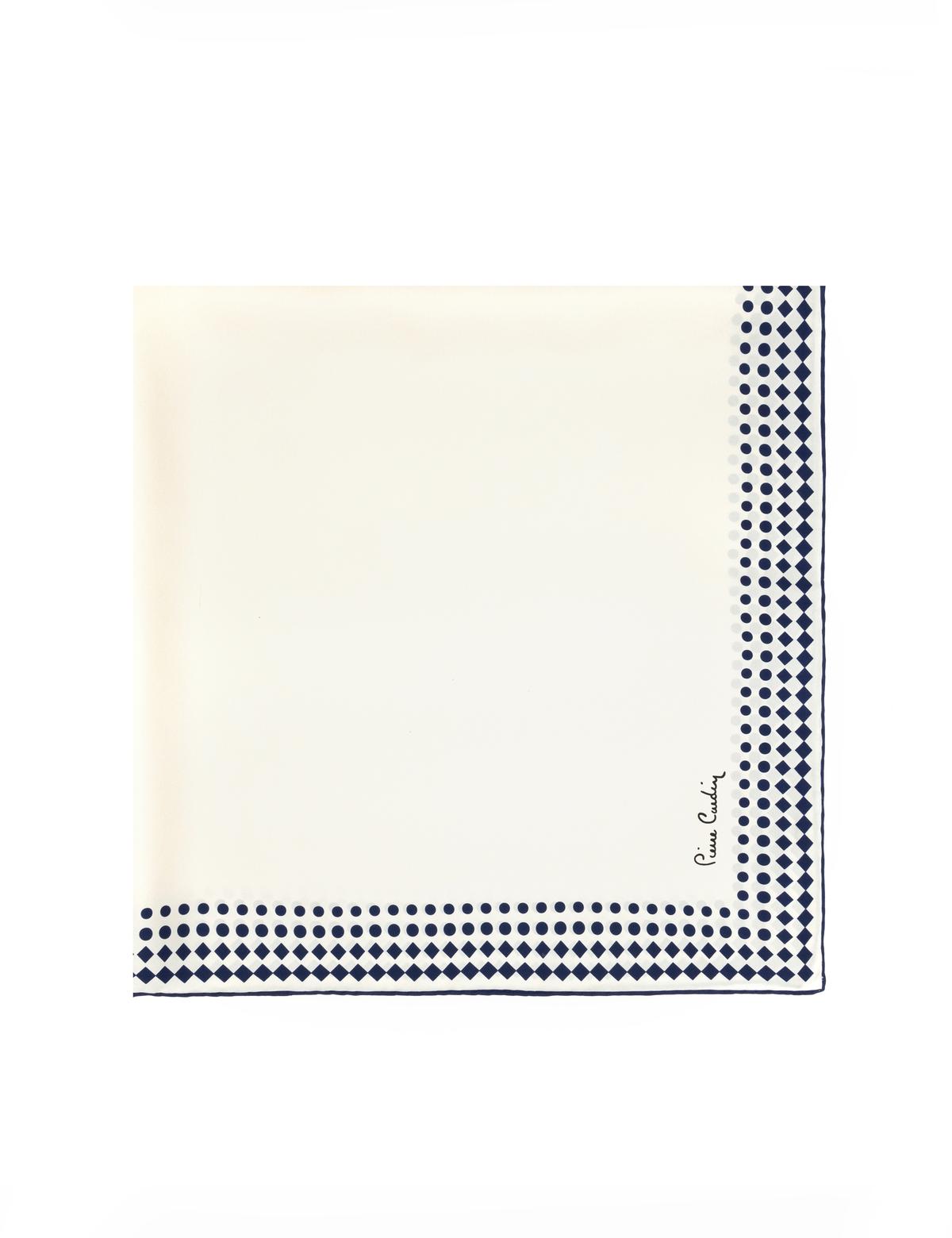 Ekru İpek Eşarp - 50286396002