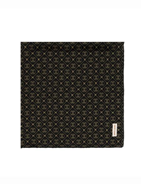 Kahverengi İpek Eşarp - 50286397002