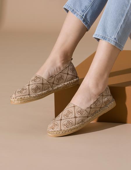 Kahverengi Espadril Ayakkabı - 50268249009