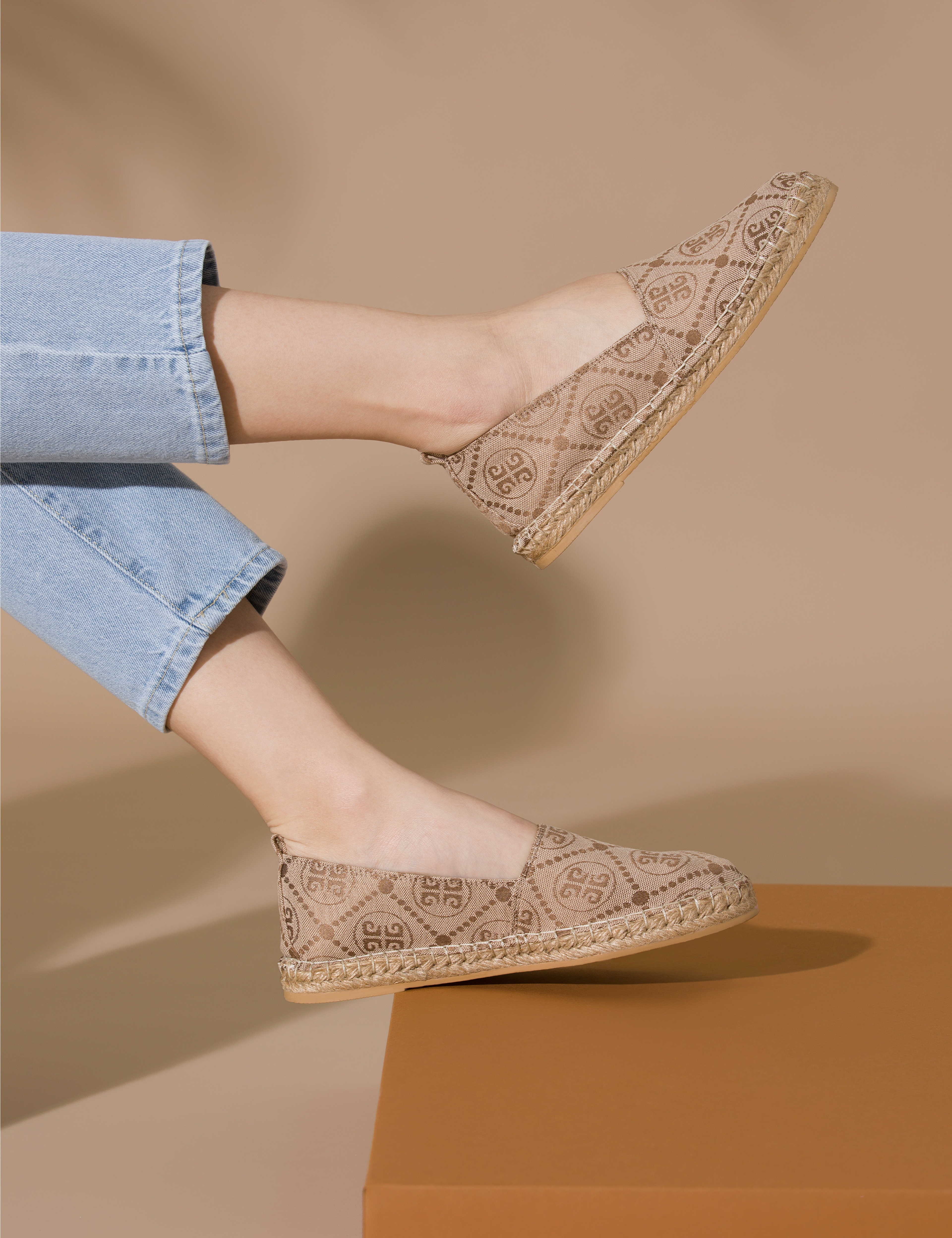 Kahverengi Espadril Ayakkabı