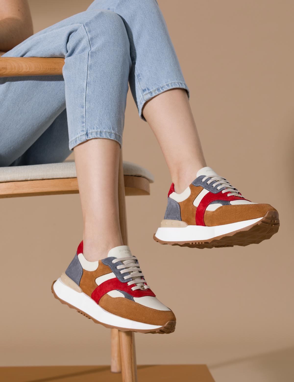 Taba Deri Sneaker - 50277672028