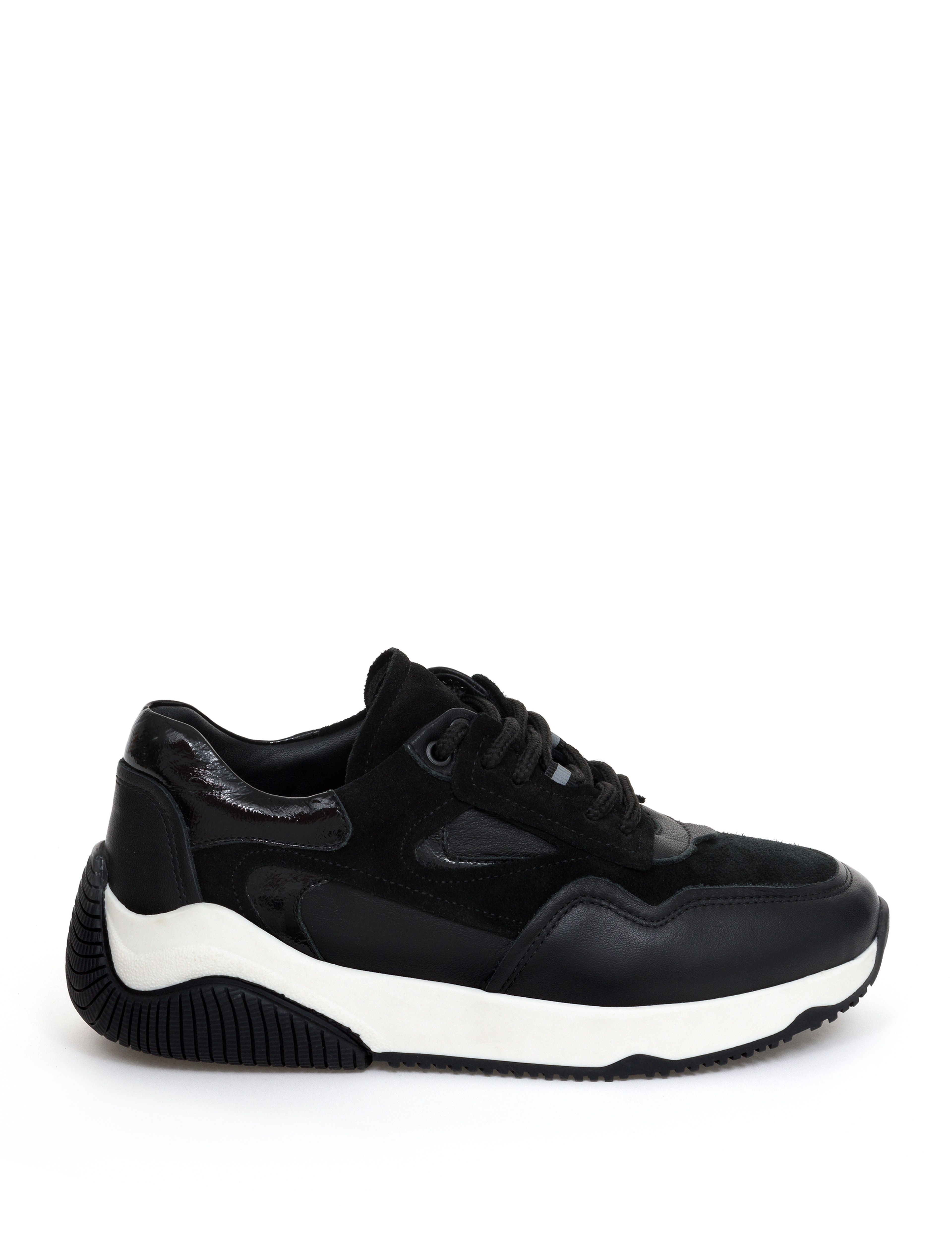 Siyah Deri Sneaker - Image 1