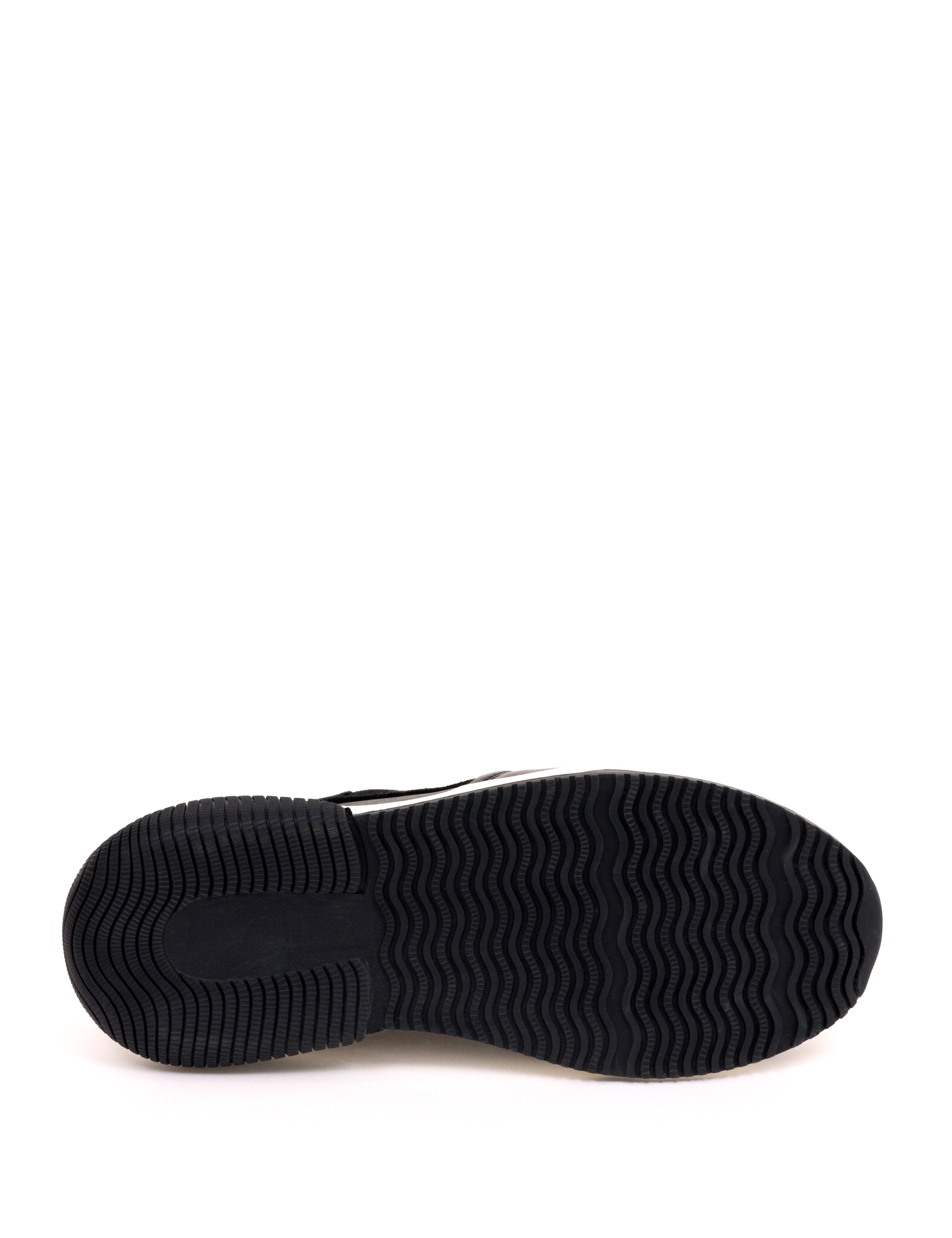 Siyah Deri Sneaker