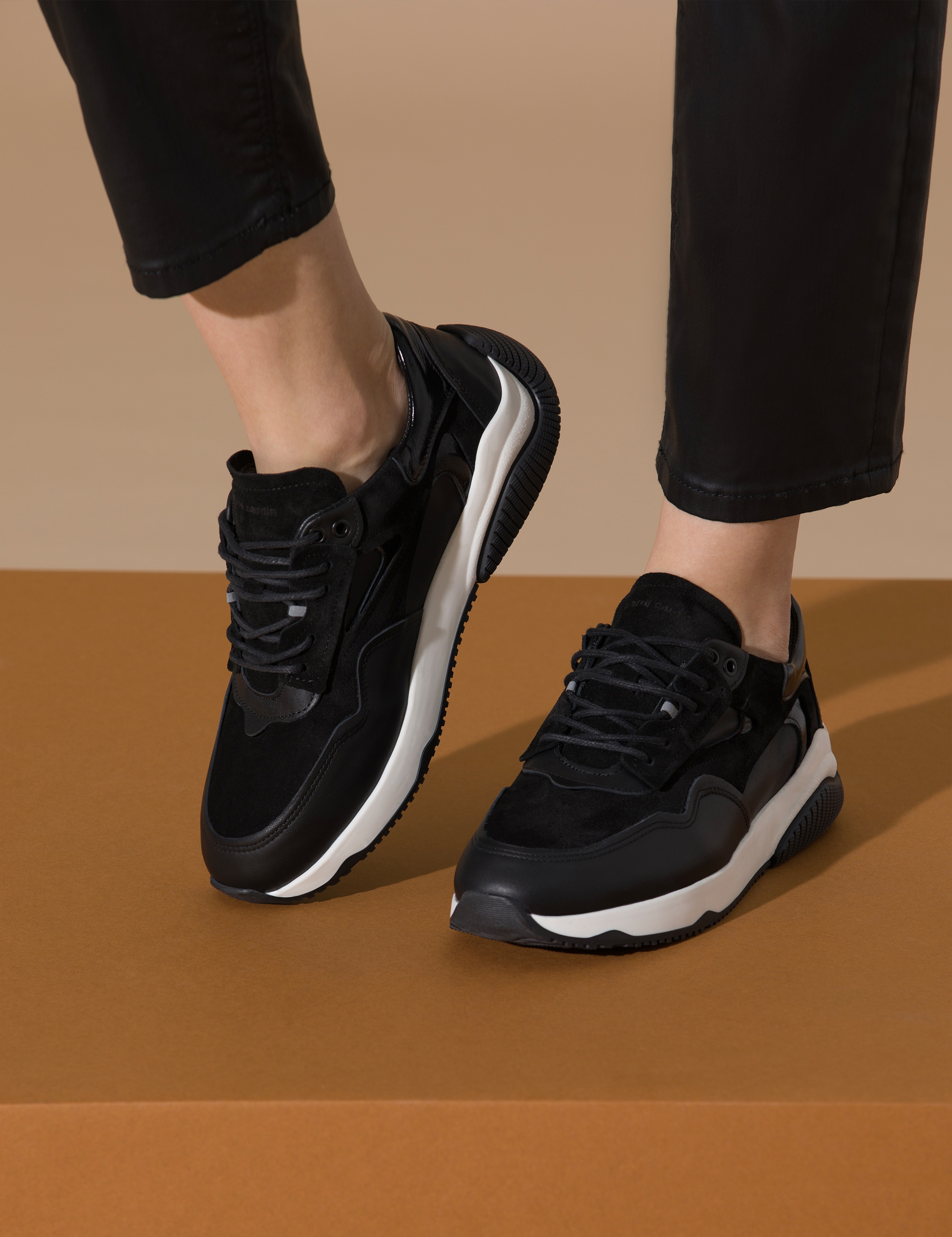Siyah Deri Sneaker - Image 5