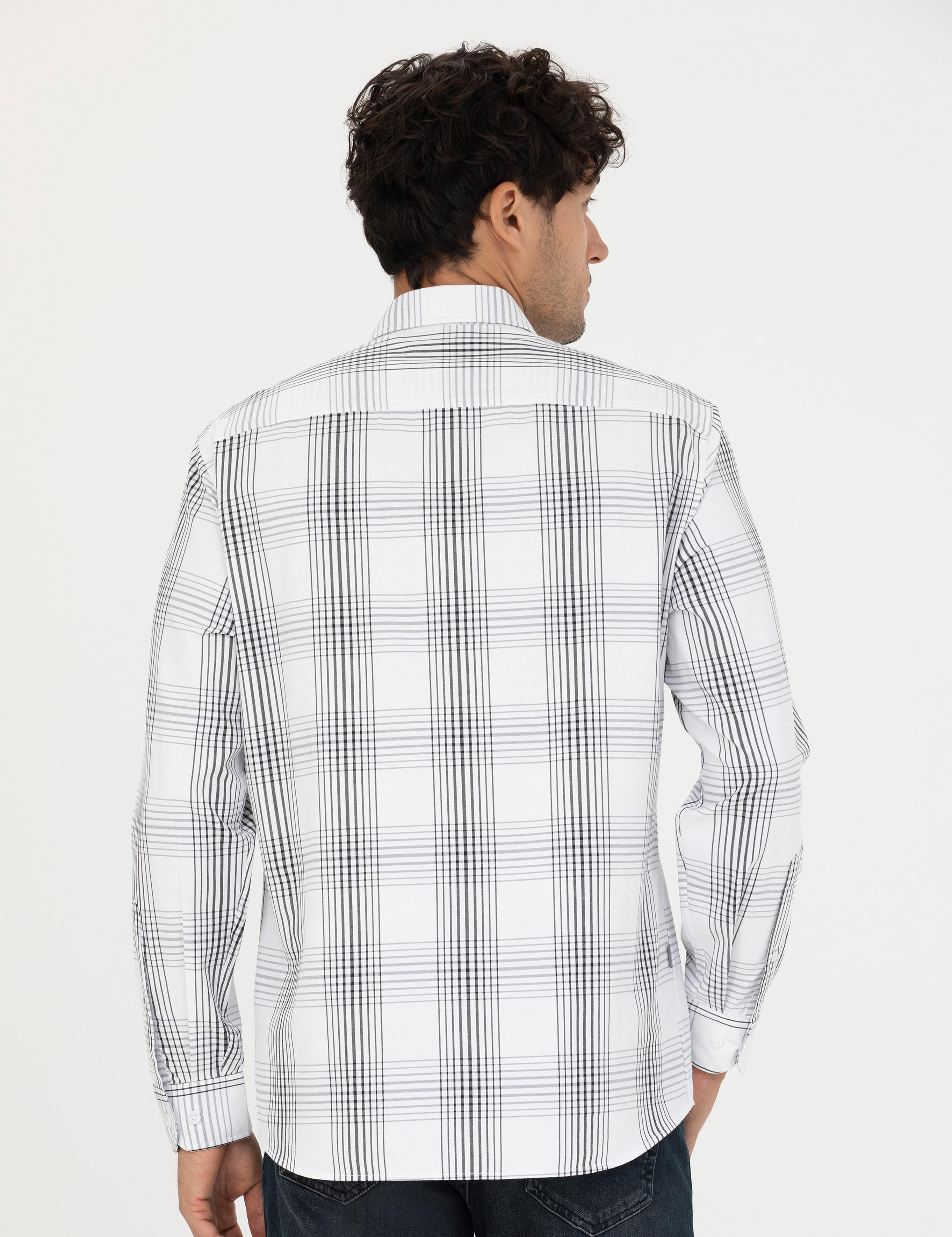 Antrasit Regular Fit Uzun Kollu Gömlek