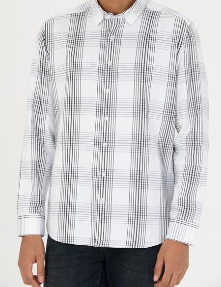 Antrasit Regular Fit Uzun Kollu Gömlek - 50277773007